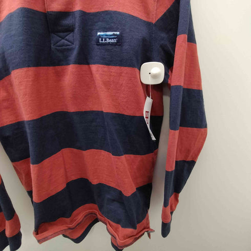 エルエルビーン L.L.Bean TRADITIONAL FIT L/S ボーダー ラガー ポロ シャツ メンズ import:M