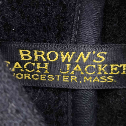 ブラウンズビーチジャケット Browns BEACH JACKET ウールチェスターコート メンズ US:36
