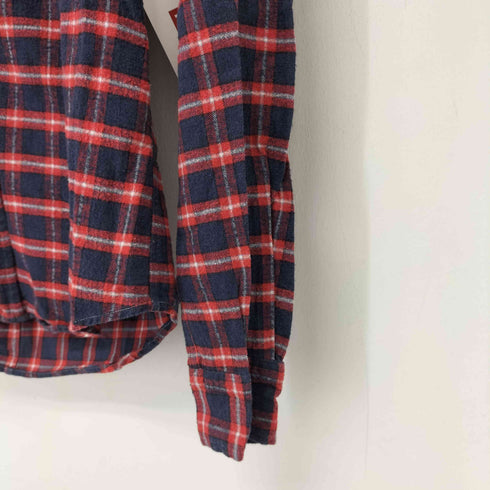 フランクアンドアイリーン Frank&Eileen USA製 Barry フランネル スキッパー チェックシャツ レディース import:XS
