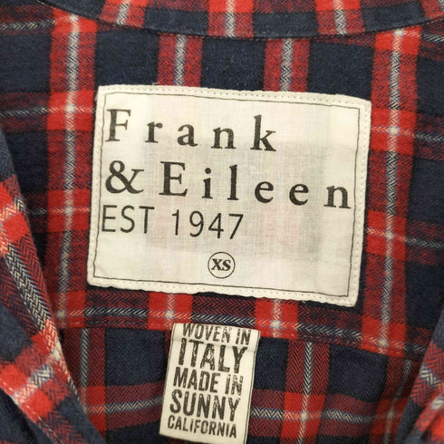 フランクアンドアイリーン Frank&Eileen USA製 Barry フランネル スキッパー チェックシャツ レディース import:XS