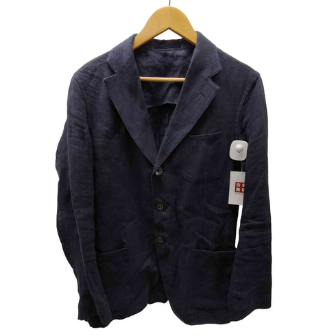 メーカーズシャツカマクラ Makers Shirt 鎌倉 裏地背抜き 麻 リネン 3B テーラード ジャケット メンズ JPN:M