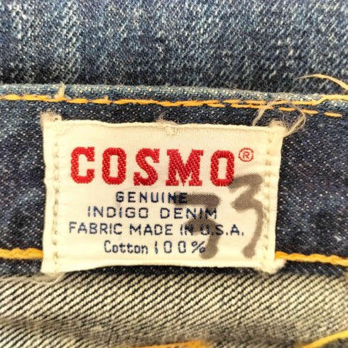 COSMO 70s MADE IN USA TALONジップ ジップフライデニムパンツ メンズ