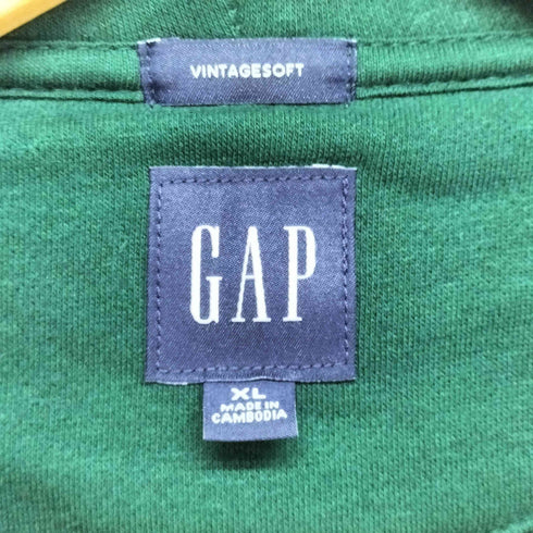 ギャップ Gap VINTAGESOFT NAPロゴパーカー メンズ XL