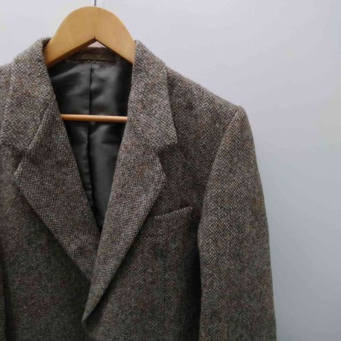 ハリスツイード Harris Tweed 90S Made In Britain Dunn&Co. 社製 英国製 2B ツイード テーラード ジャケット クルミボタン メンズ