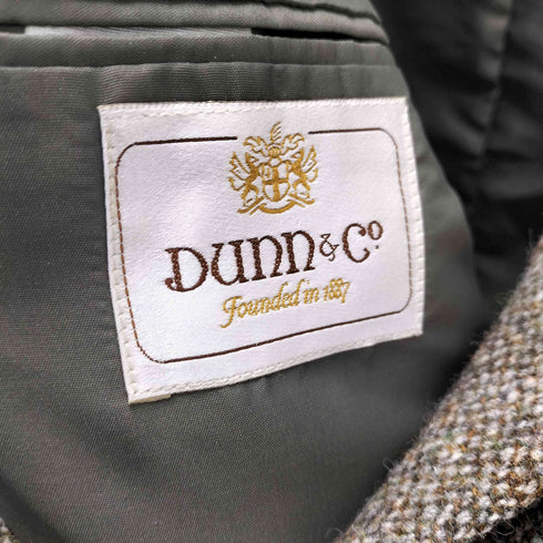 ハリスツイード Harris Tweed 90S Made In Britain Dunn&Co. 社製 英国製 2B ツイード テーラード ジャケット クルミボタン メンズ