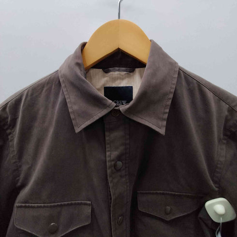 ジェイクルー J.CREW 裏地ギンガムチェック ワーク シャツ ジャケット メンズ import:S
