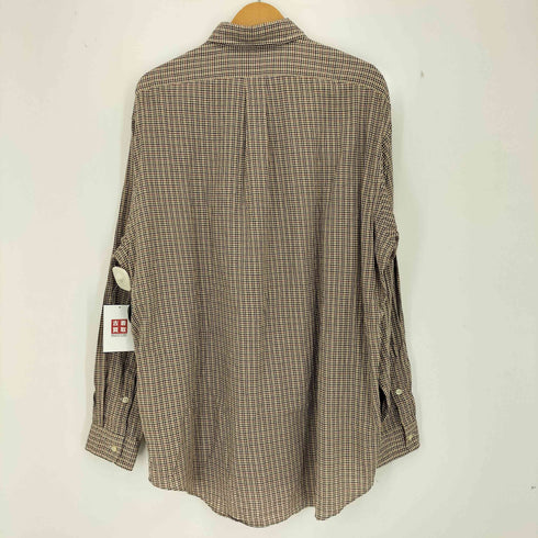 ラルフローレン RALPH LAUREN 90s BLAKE チェック ポニー刺繍 ボタンダウンシャツ メンズ import:L