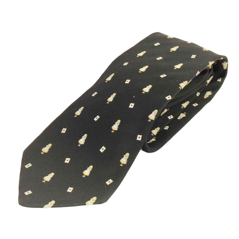 アクアスキュータム AQUASCUTUM 総柄 トランプ ネクタイ メンズ