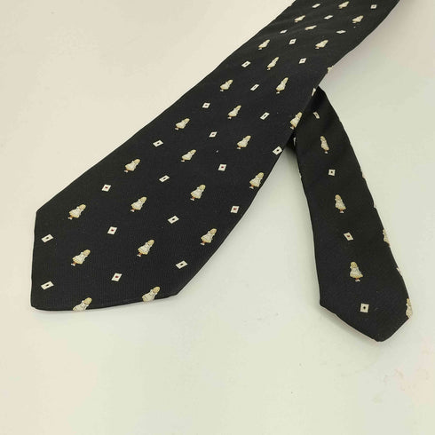 アクアスキュータム AQUASCUTUM 総柄 トランプ ネクタイ メンズ