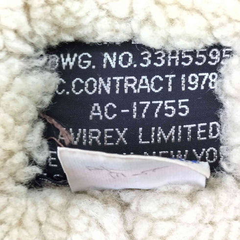 アヴィレックス AVIREX B-3 フライトジャケット メンズ US:38