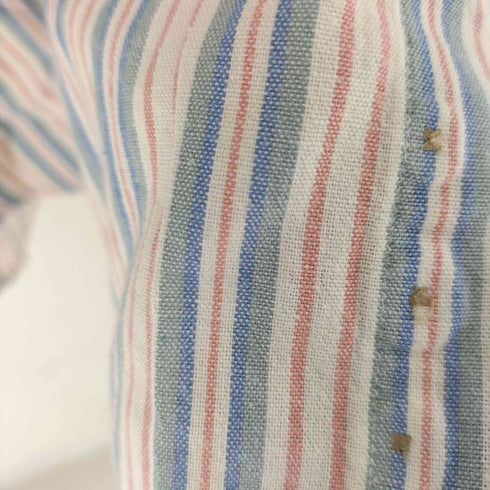 バナナリパブリック BANANA REPUBLIC 80s キャンデイストライプシャツ メンズ import:M