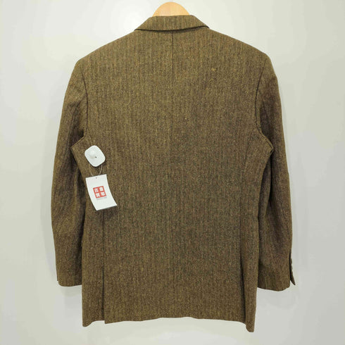 ダーバン DURBAN ウールシルク ヘリンボーン 3B テーラードジャケット メンズ