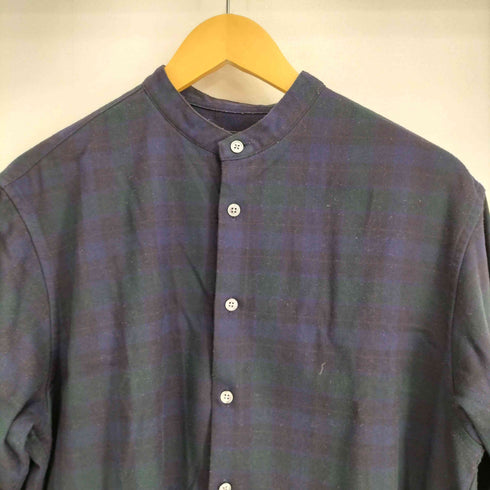 ユナイテッドアローズグリーンレーベルリラクシング UNITED ARROWS green label relaxing TRフラノ チェック ジャストルースシャツ メンズ JPN:S