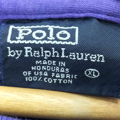 ポロバイラルフローレン Polo by RALPH LAUREN 90s~00s ポニー刺繍 コットン クルーネック半袖Tシャツ メンズ import:XL