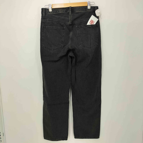 ユニクロ UNIQLO ワイドフィットジーンズ 黒 30 メンズ 30