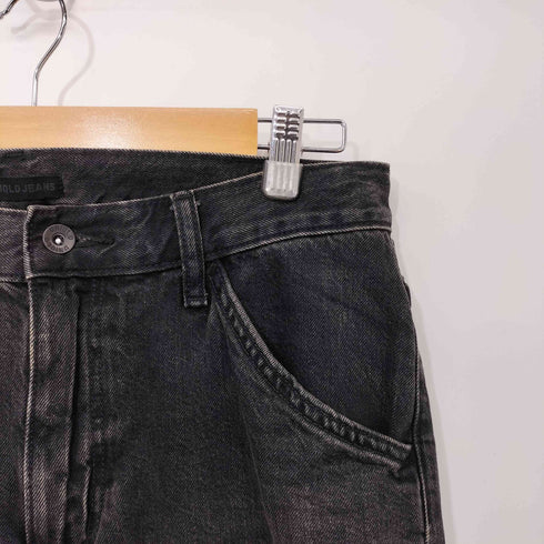 ユニクロ UNIQLO ワイドフィットジーンズ 黒 30 メンズ 30