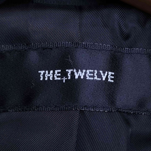 THE TWELVE ウール混 ジップ ダブル ショートダッフルコート レディース EUR:46