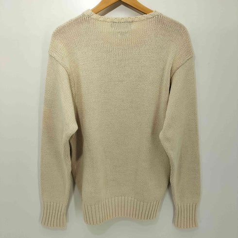 ポロバイラルフローレン Polo by RALPH LAUREN 90s ポニー刺繍 コットンニット メンズ import:M