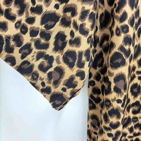 テンプテーション Temptation レオパード柄 開襟 シャツ メンズ