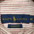 ラルフローレン RALPH LAUREN CLASSIC FIT ポニー刺繍 ストライプ ボタンダウンシャツ メンズ import:M