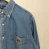 ラルフローレン RALPH LAUREN 90s ポロベア ボタンダウン デニムシャツ メンズ import:L