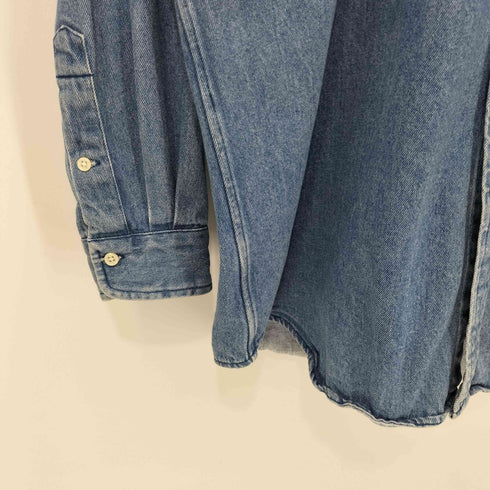 ラルフローレン RALPH LAUREN 90s ポロベア ボタンダウン デニムシャツ メンズ import:L