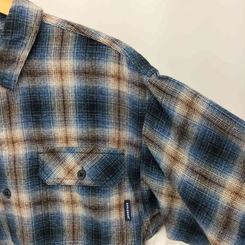 アップルバム APPLEBUM フラップポケット チェック ネルシャツ メンズ JPN:XL