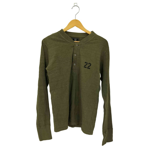 バックボーン BACKBONE ステンシル ヘンリーネック カットソー メンズ JPN:M