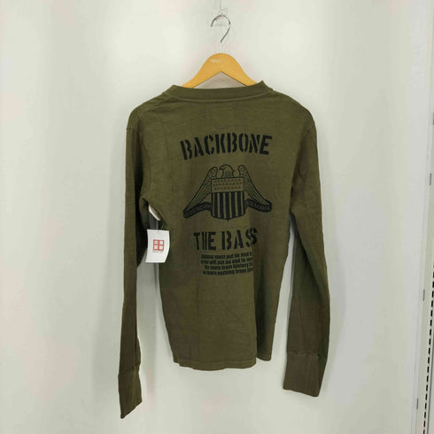バックボーン BACKBONE ステンシル ヘンリーネック カットソー メンズ JPN:M