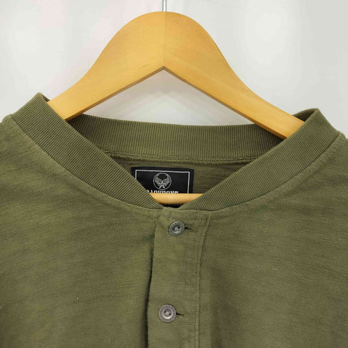 バックボーン BACKBONE ステンシル ヘンリーネック カットソー メンズ JPN:M