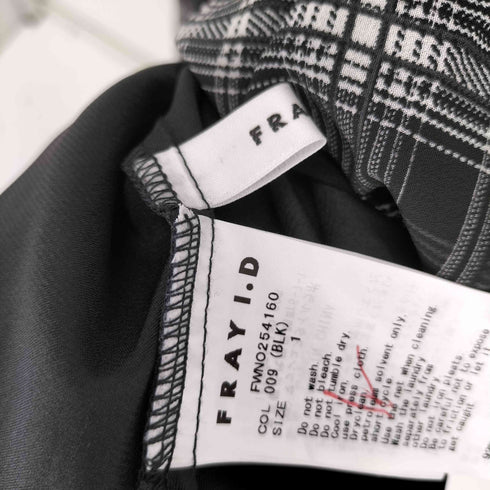 フレイアイディー FRAY I.D 25AW ニットドッキングプリーツワンピース レディース JPN:1