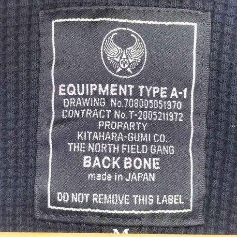 バックボーン BACKBONE オールドイングリッシュ Vネック サーマルカットソー メンズ JPN:M