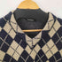 トリココムデギャルソン tricot COMME des GARCONS 90S AD1996 アーガイル柄 ウール ナイロン Vネック ニット セーター レディース