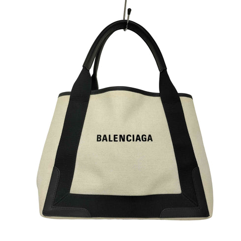 バレンシアガ BALENCIAGA NAVY CABAS TOTE BAG レディース