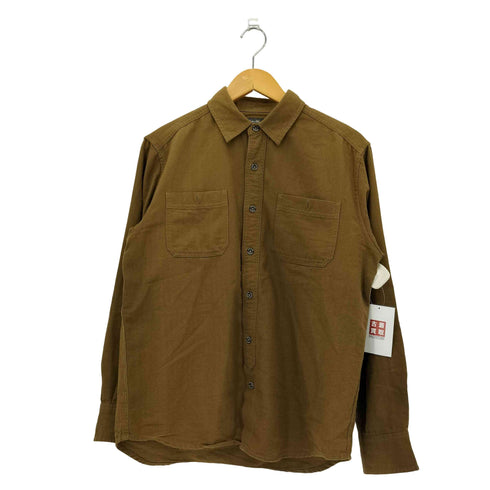エディーバウアー Eddie Bauer ヘリンボーン レギュラーカラーシャツ メンズ import:S