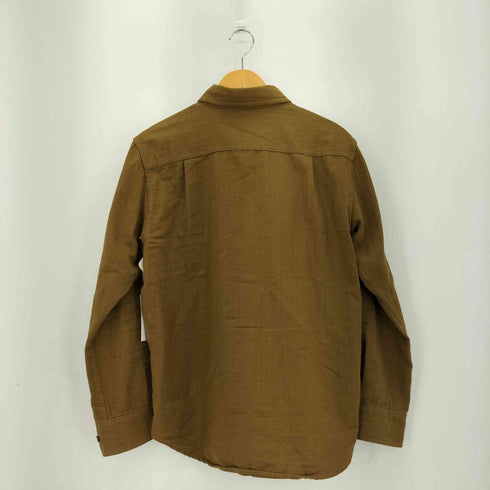 エディーバウアー Eddie Bauer ヘリンボーン レギュラーカラーシャツ メンズ import:S