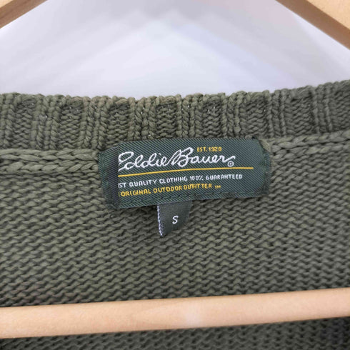 エディーバウアー Eddie Bauer ヘンリーネック コットンニット メンズ import:S