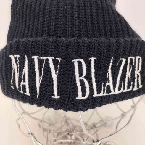 NAVY BLAZER USA製 ニット帽 ニットキャップ ビーニー メンズ