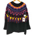 ザラ ZARA モヘア混 ネイティブ柄 ウール ニット セーター レディース import:S