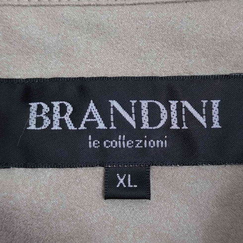 ブランディニ BRANDINI le collezioni 90s 香港製 ボックスシルエット フェイクスエードシャツ メンズ import:XL