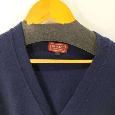BRADLAY CASHMERE 100% カシミヤカーディガン メンズ L