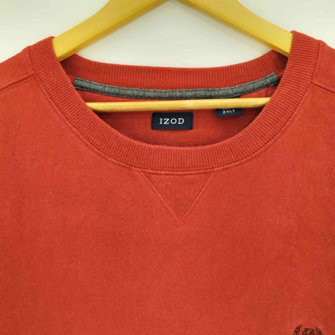 アイゾッド IZOD エンブレム刺繍 前V 裏起毛 スウェット メンズ 2XL