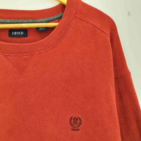 アイゾッド IZOD エンブレム刺繍 前V 裏起毛 スウェット メンズ 2XL
