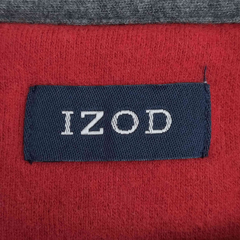 アイゾッド IZOD エンブレム刺繍 前V 裏起毛 スウェット メンズ 2XL