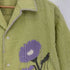 カンファーウッド CAMPHOR WOOD flower embroidery SAGARA h/s shirt サガラ花刺繍開ガーゼシャツ メンズ
