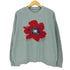 カンファーウッド CAMPHOR WOOD inside out flower motif cotton sweater インサイドアウトインターシャフラワーモチーフニット メンズ JPN:S