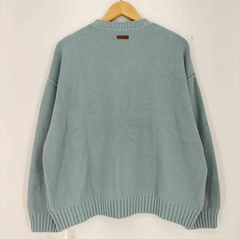 カンファーウッド CAMPHOR WOOD inside out flower motif cotton sweater インサイドアウトインターシャフラワーモチーフニット メンズ JPN:S