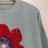 カンファーウッド CAMPHOR WOOD inside out flower motif cotton sweater インサイドアウトインターシャフラワーモチーフニット メンズ JPN:S