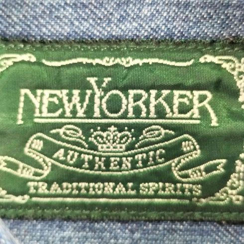 ニューヨーカー NEWYORKER デニム L/S シャツ メンズ 9R