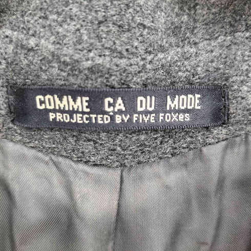 コムサデモード COMME CA DU MODE ウール ダブルブレスト ステンカラーコート スーパーロング コート レディース JPN:M